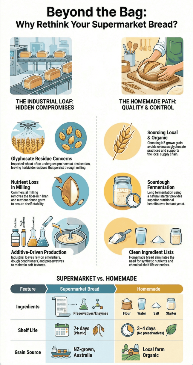 local bread versus supermarket bread